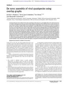 Genome Res.-2017-Baaijens-835-48-De novo assembly of viral quasispecies using overlap graphs