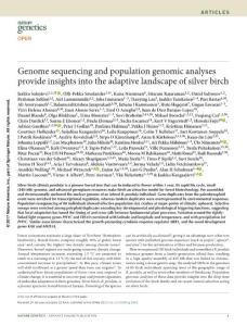 ng.3862-Genome sequencing and population genomic analyses provide insights into the adaptive landscape of silver birch