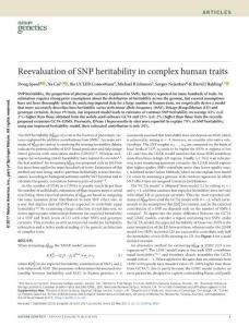 ng.3865-Reevaluation of SNP heritability in complex human traits