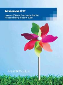 聯(lián)想08年社會(huì)責(zé)任報(bào)告-英文版
