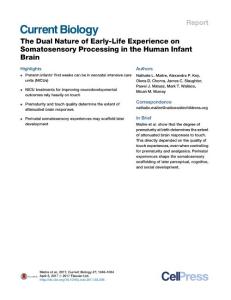 Current-Biology_2017_The-Dual-Nature-of-Early-Life-Experience-on-Somatosensory-Processing-in-the-Human-Infant-Brain