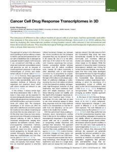 Cell-Chemical-Biology_2016_Cancer-Cell-Drug-Response-Transcriptomes-in-3D