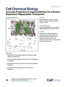 Cell-Chemical-Biology_2016_Accurate-Prediction-of-Ligand-Affinities-for-a-Proton-Dependent-Oligopeptide-Transporter