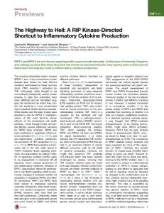 Immunity_2016_The-Highway-to-Hell-A-RIP-Kinase-Directed-Shortcut-to-Inflammatory-Cytokine-Production