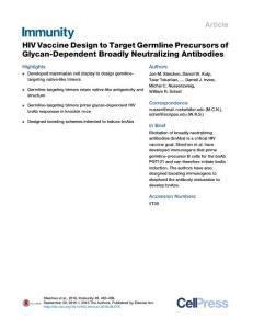 Immunity_2016_HIV-Vaccine-Design-to-Target-Germline-Precursors-of-Glycan-Dependent-Broadly-Neutralizing-Antibodies