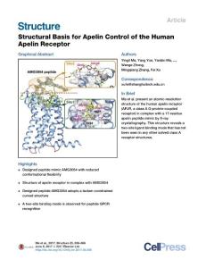 Structure_2017_Structural-Basis-for-Apelin-Control-of-the-Human-Apelin-Receptor