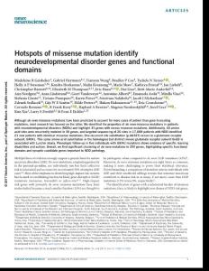 nn.4589-Hotspots of missense mutation identify neurodevelopmental disorder genes and functional domains