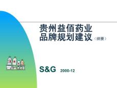 貴州益佰藥業(yè)品牌規(guī)劃建議.ppt