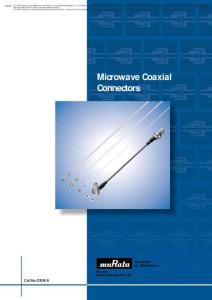 murataRF coaxial connectors