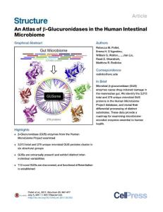 Structure_2017_An-Atlas-of-Glucuronidases-in-the-Human-Intestinal-Microbiome
