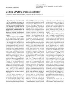 cr201792a-Coding GPCR-G protein specificity