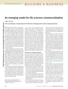 nbt.3911-An emerging model for life sciences commercialization