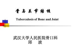 外科-骨與關節結核專題培訓課件