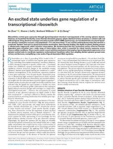 nchembio.2427-An excited state underlies gene regulation of a transcriptional riboswitch