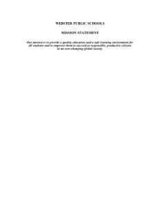 SCHOOL COMMITTEE POLICY MANUAL