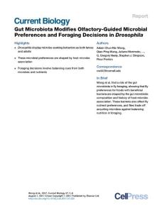 Current-Biology_2017_Gut-Microbiota-Modifies-Olfactory-Guided-Microbial-Preferences-and-Foraging-Decisions-in-Drosophila