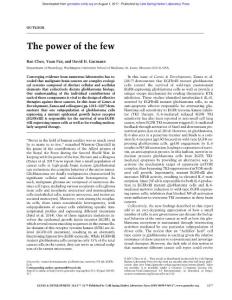 Genes Dev.-2017-Chen-1177-9-The power of the few