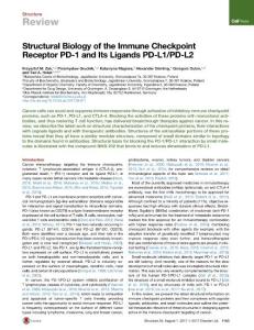 Structure_2017_Structural-Biology-of-the-Immune-Checkpoint-Receptor-PD-1-and-Its-Ligands-PD-L1-PD-L2