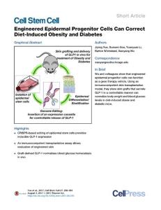 Cell-Stem-Cell_2017_Engineered-Epidermal-Progenitor-Cells-Can-Correct-Diet-Induced-Obesity-and-Diabetes