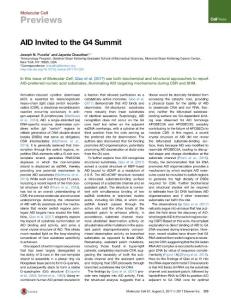 Molecular-Cell_2017_AID-Invited-to-the-G4-Summit