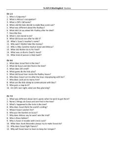 To Kill A Mockingbird Quizzes - Aberdeen High School