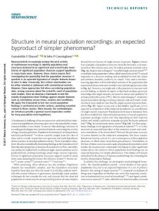 nn.4617-Structure in neural population recordings- an expected byproduct of simpler phenomena