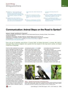 Current-Biology_2017_Communication-Animal-Steps-on-the-Road-to-Syntax-