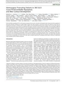 The-American-Journal-of-Human-Genetics_2017_Homozygous-Truncating-Variants-in-TBC1D23-Cause-Pontocerebellar-Hypoplasia-and-Alter-Cortical-Development