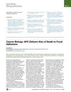 Current-Biology_2017_Cancer-Biology-APC-Delivers-Kiss-of-Death-to-Focal-Adhesions
