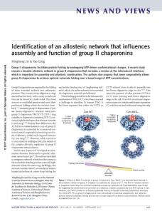 nsmb.3459-Identification of an allosteric network that influences assembly and function of group II chaperonins