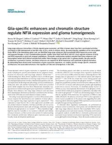 nn.4638-Glia-specific enhancers and chromatin structure regulate NFIA expression and glioma tumorigenesis