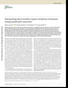 ng.3952-Interpreting short tandem repeat variations in humans using mutational constraint
