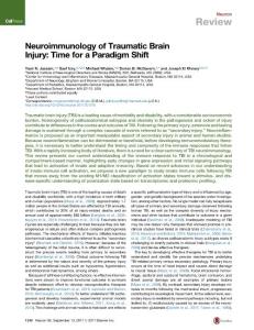 Neuron_2017_Neuroimmunology-of-Traumatic-Brain-Injury-Time-for-a-Paradigm-Shift