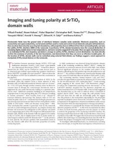 nmat4966-Imaging and tuning polarity at SrTiO3 domain walls