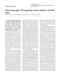 cr2017118a-Fine-tuning type I IFN signaling- A new chapter in the IFN saga