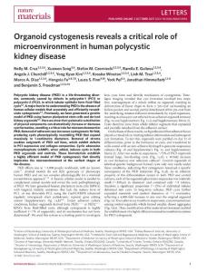 nmat4994-Organoid cystogenesis reveals a critical role of microenvironment in human polycystic kidney disease