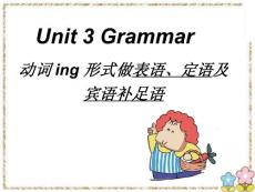 used-语法-动词ing做表、定、宾补课件(14张ppt)