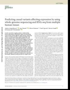ng.3979-Predicting causal variants affecting expression by using whole-genome sequencing and RNA-seq from multiple human tissues