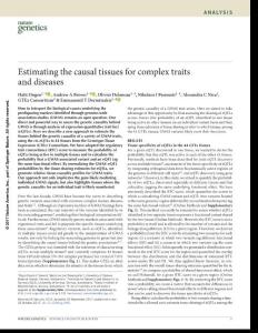 ng.3981-Estimating the causal tissues for complex traits and diseases