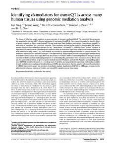 Genome Res.-2017-Yang-1859-71-Identifying cis-mediators for trans-eQTLs across many human tissues using genomic mediation analysis