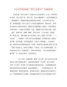 -公司爭(zhēng)創(chuàng)市級(jí)“青年文明號(hào)”申報(bào)材料0