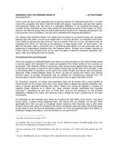 Shedding Some Light on Spinning Objects R Eytan Feiner