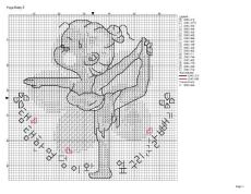 cross stitch chart  - yoga baby5