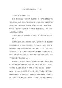 “均質壓燃,低溫燃燒”技術
