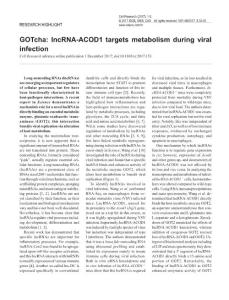 cr2017153-GOTcha- lncRNA-ACOD1 targets metabolism during viral infection