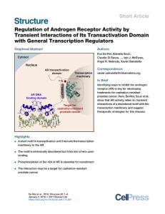 Regulation-of-Androgen-Receptor-Activity-by-Transient-Interactions_2017_Stru