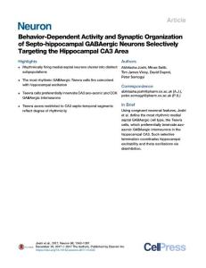 Behavior-Dependent-Activity-and-Synaptic-Organization-of-Septo-hippo_2017_Ne