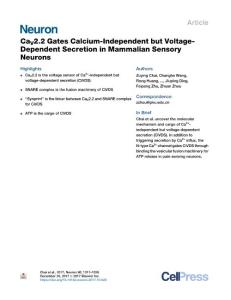 CaV2-2-Gates-Calcium-Independent-but-Voltage-Dependent-Secretion-i_2017_Neur
