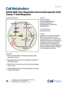 CD38-NAD-Axis-Regulates-Immunotherapeutic-Anti-Tumor-T-Cel_2018_Cell-Metabol