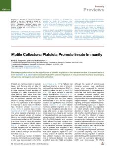 Motile-Collectors--Platelets-Promote-Innate-Immunity_2018_Immunity